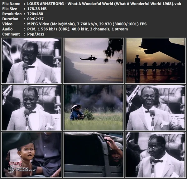 LOUIS ARMSTRONG - What A Wonderful World