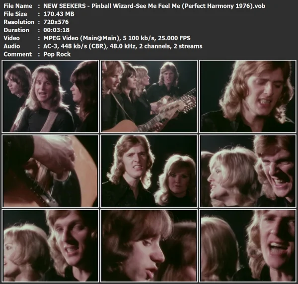 NEW SEEKERS - Pinball Wizard-See Me Feel Me