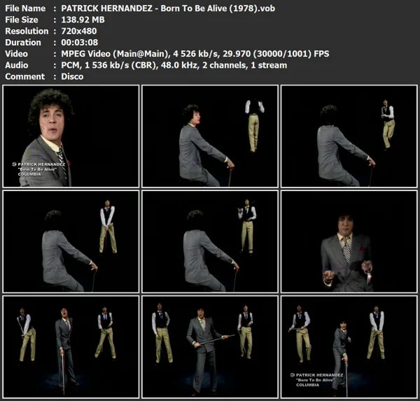 PATRICK HERNANDEZ - Born To Be Alive