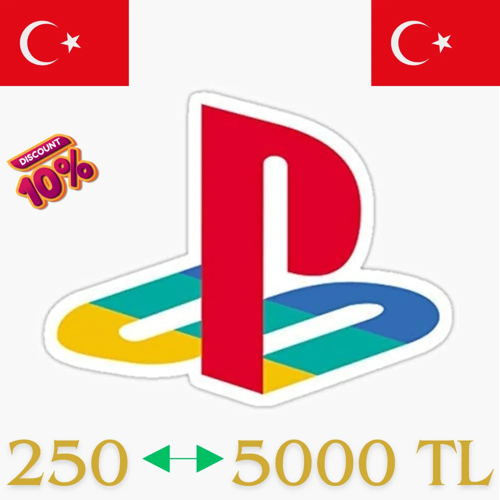 🔻Playstation⚡Подарочная карта↘️250-5000↗️ TL 🇹🇷🇹🇷