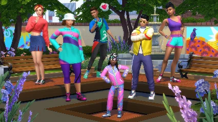 ⭐ The Sims 4 - Throwback Fit Kit DLC EA App КЛЮЧ 🔑 GLOBA