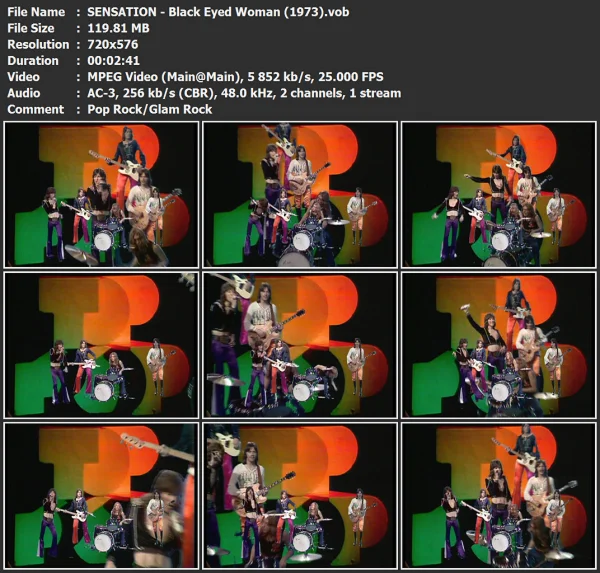 SENSATION - Black Eyed Woman