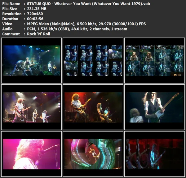 STATUS QUO - Whatever You Want