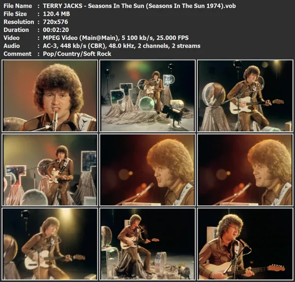 TERRY JACKS - Seasons In The Sun