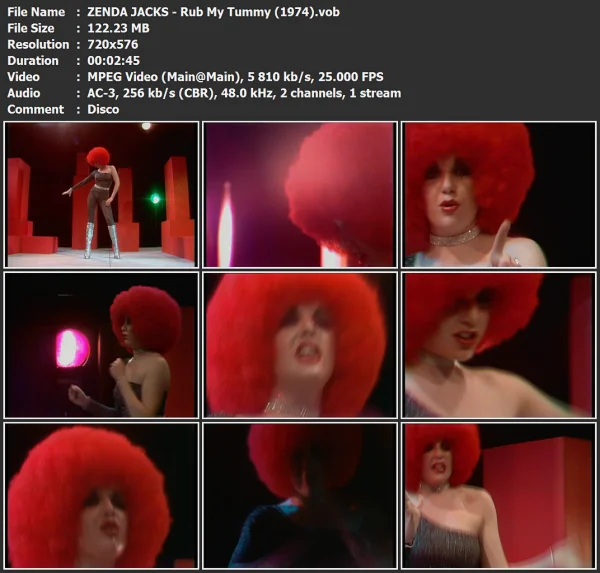 ZENDA JACKS - Rub My Tummy