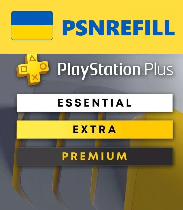 ✅PS PLUS УКРАИНА ЛЮКС ЭКСТРА ОСНОВНАЯ 1-3-12 месяцев