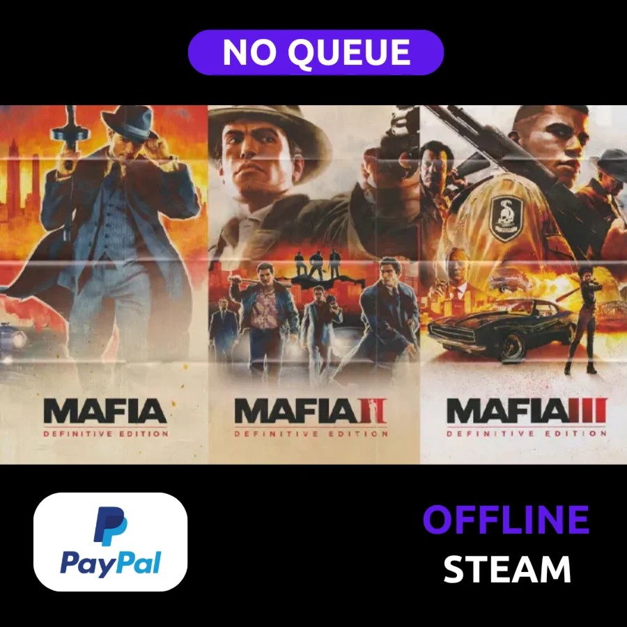 MAFIA TRILOGY Definitive  1 2 3 All DLC| STEAM | PAYPAL