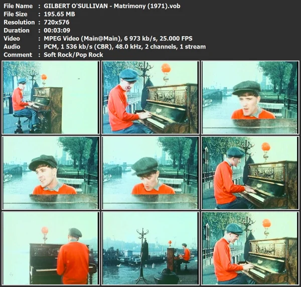 GILBERT O'SULLIVAN - Matrimony