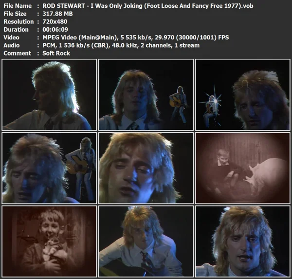 ROD STEWART - I Was Only Joking