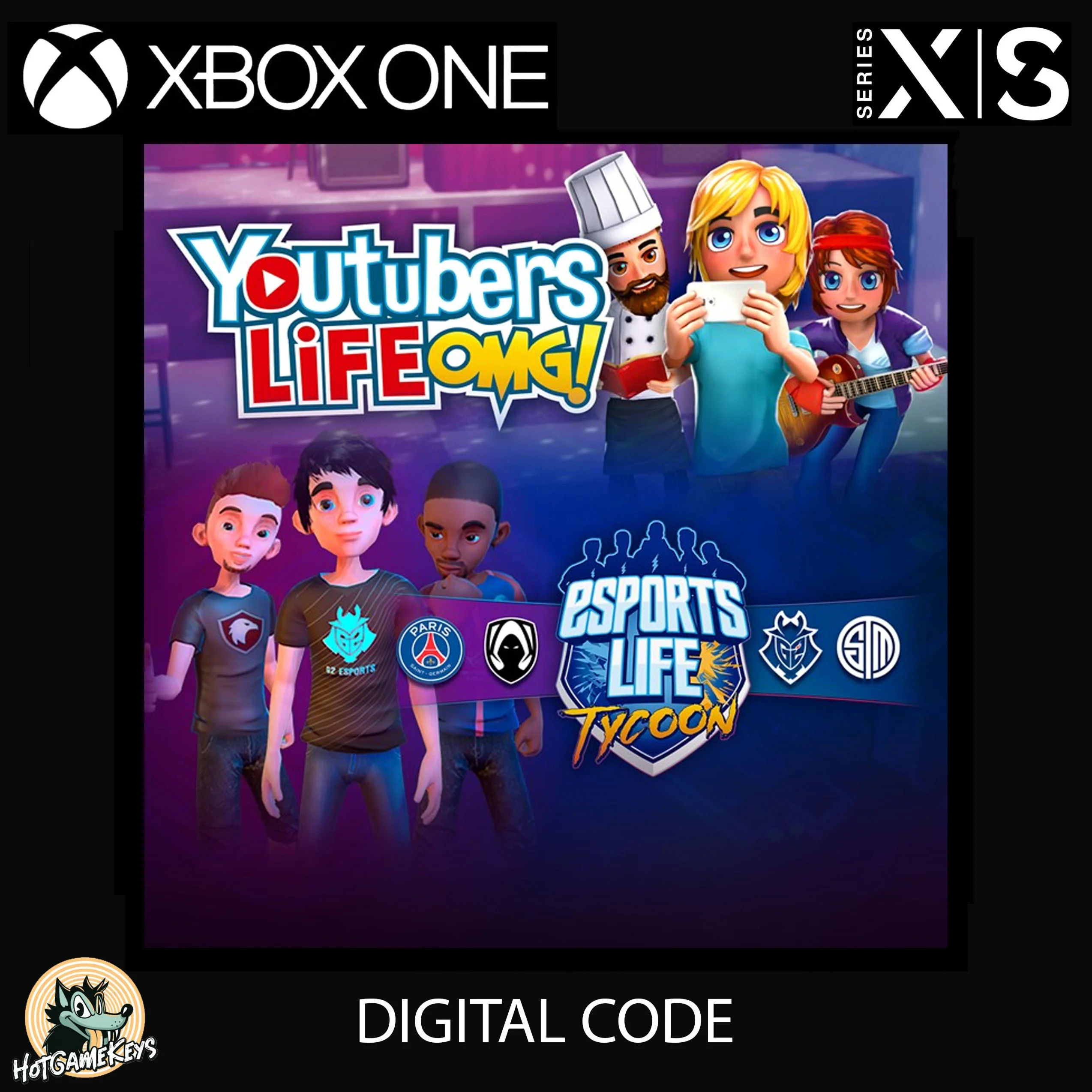 Bundle: Youtubers Life + Esports Life Tycoon XBOX Код