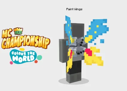 Ключ для рисования крыльев в Майнкрафте