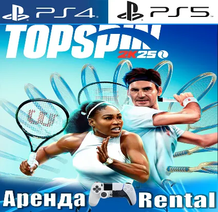 🎮 TopSpin 2K25 (PS4/PS5/ENG) Аренда 🌀