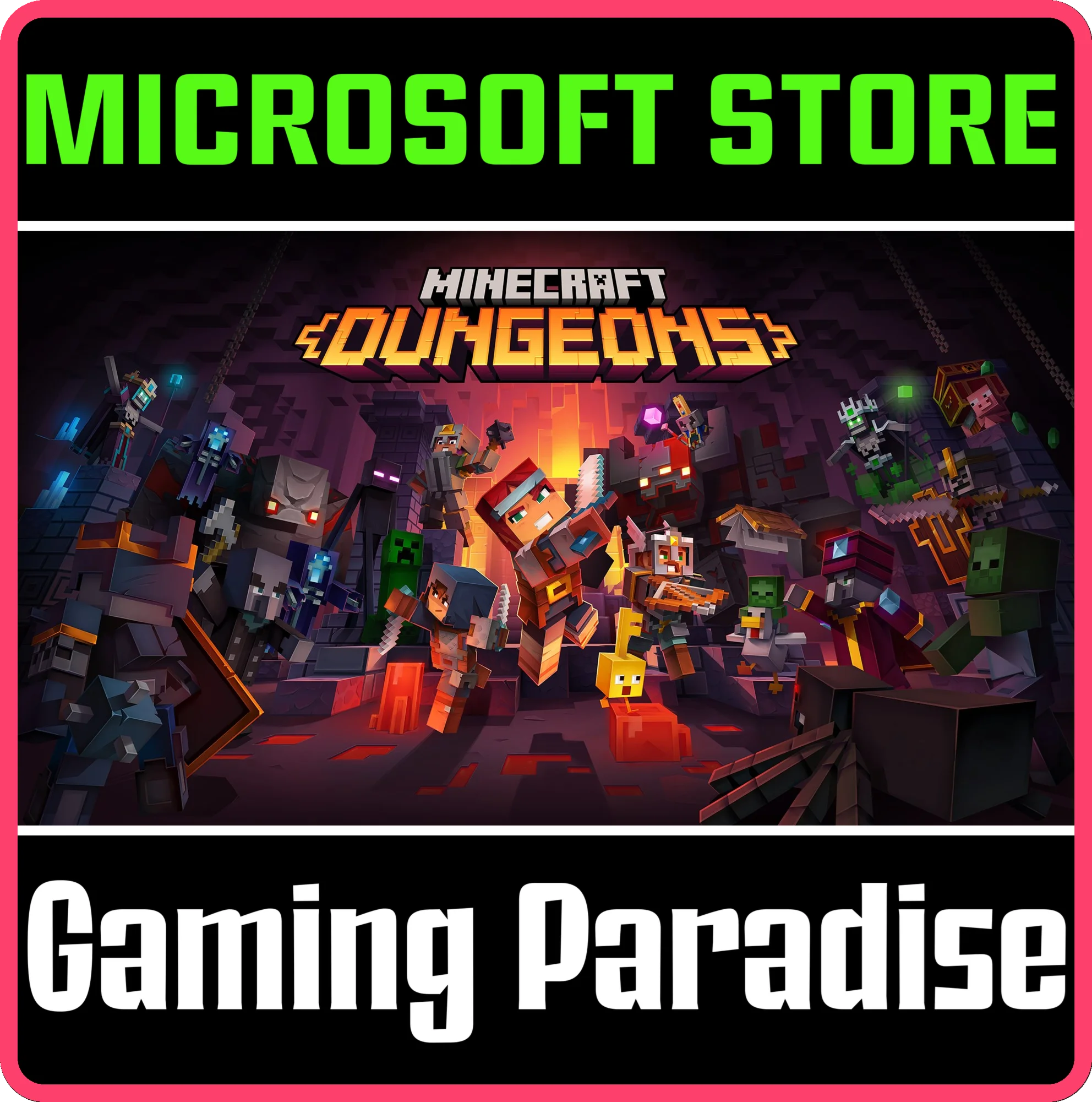 MINECRAFT DUNGEONS ДЛЯ WINDOWS + LAUNCHER PC (WIN) КЛЮЧ
