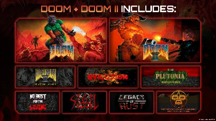 ⭐ DOOM + DOOM II Steam КЛЮЧ 🔑 GLOBAL (NO TR)