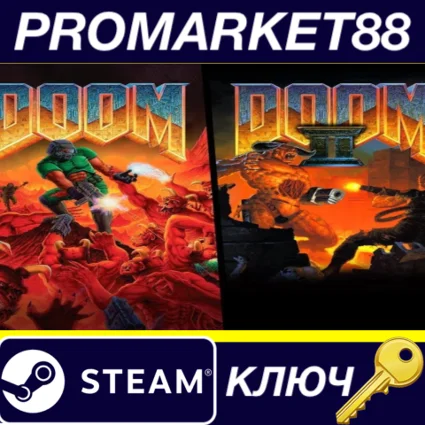⭐ DOOM + DOOM II Steam КЛЮЧ 🔑 GLOBAL (NO TR)