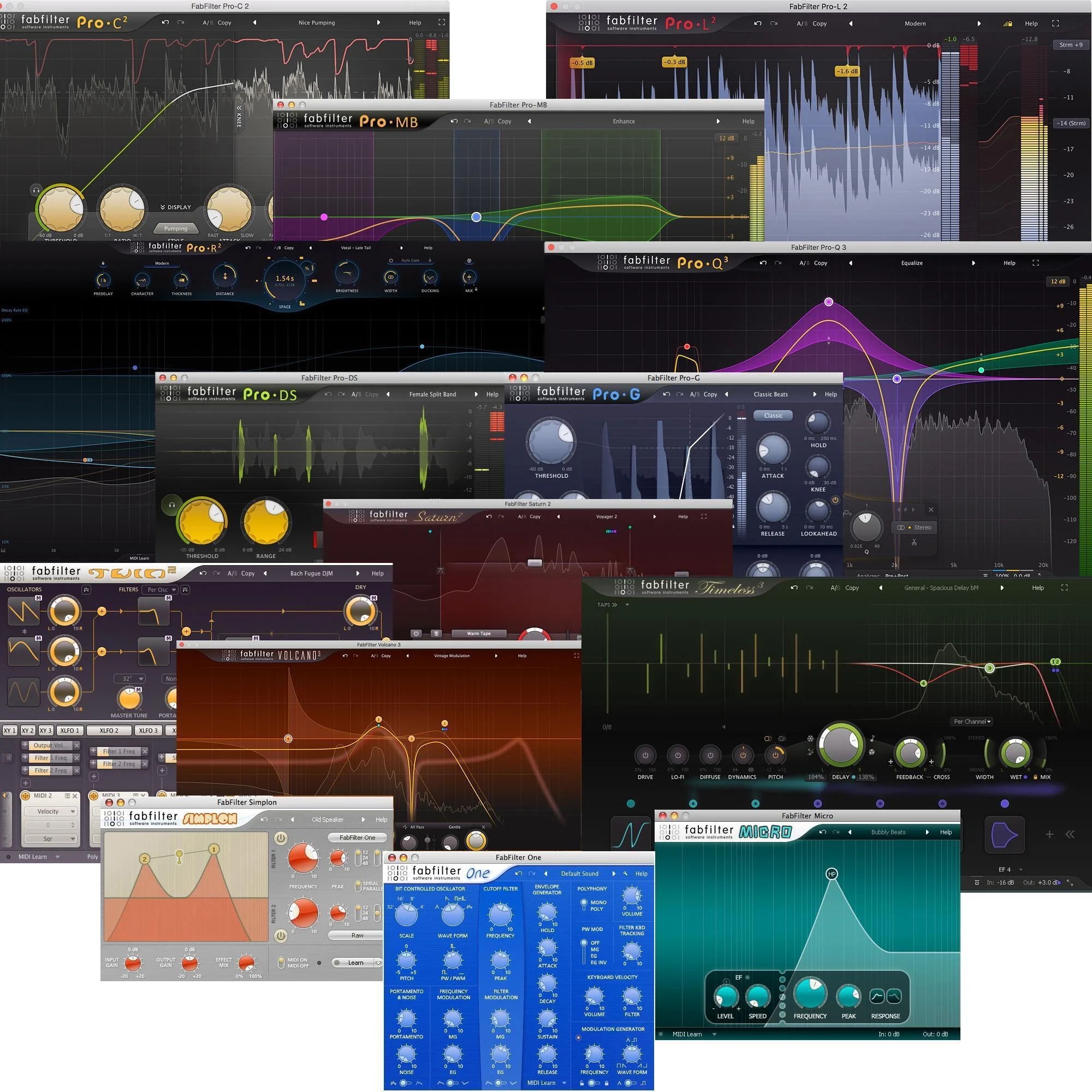 FabFilter Total Bundle 12 Plugins