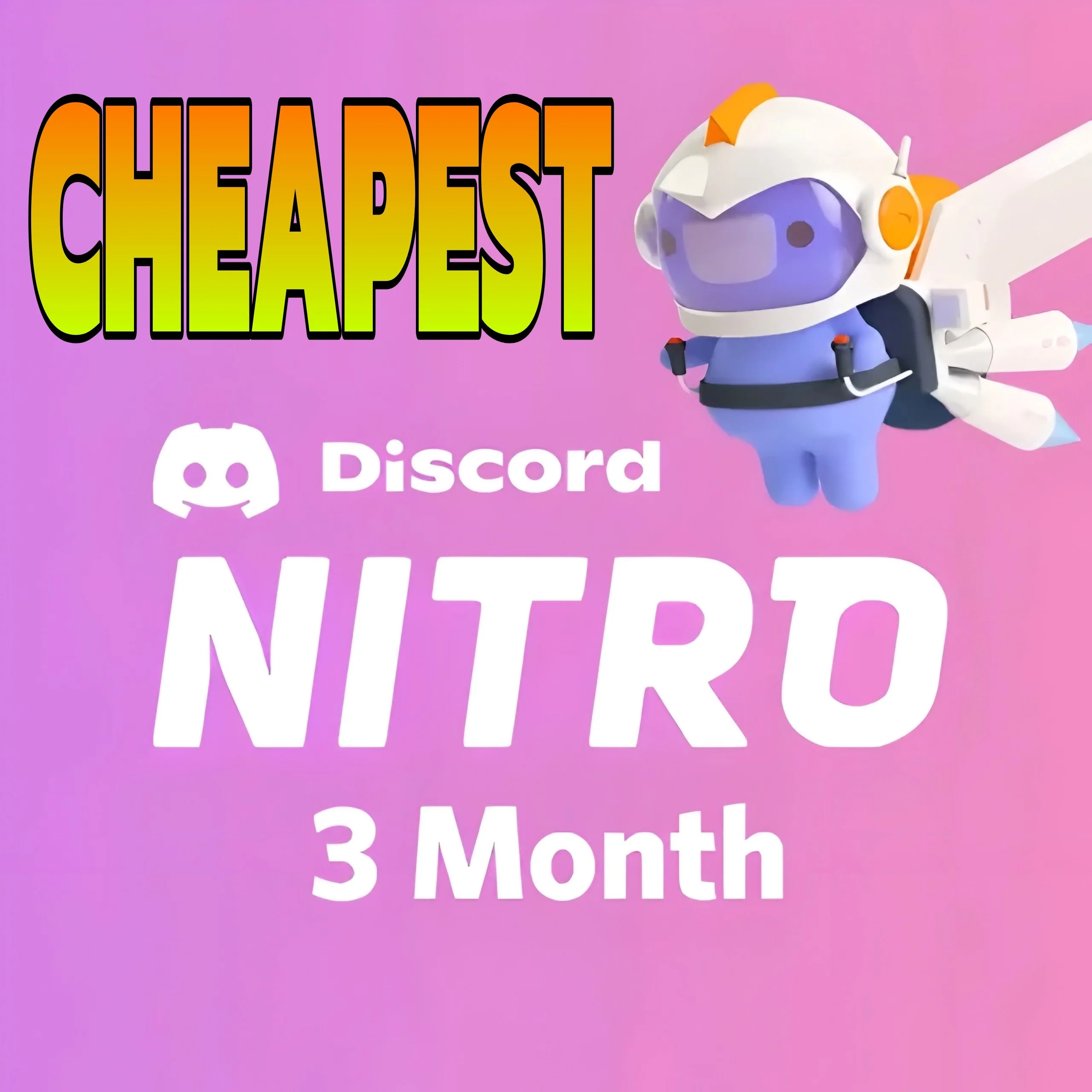 DISCORD NITRO 3 МЕСЯЦА ПРОБНОЙ ВЕРСИИ 👾