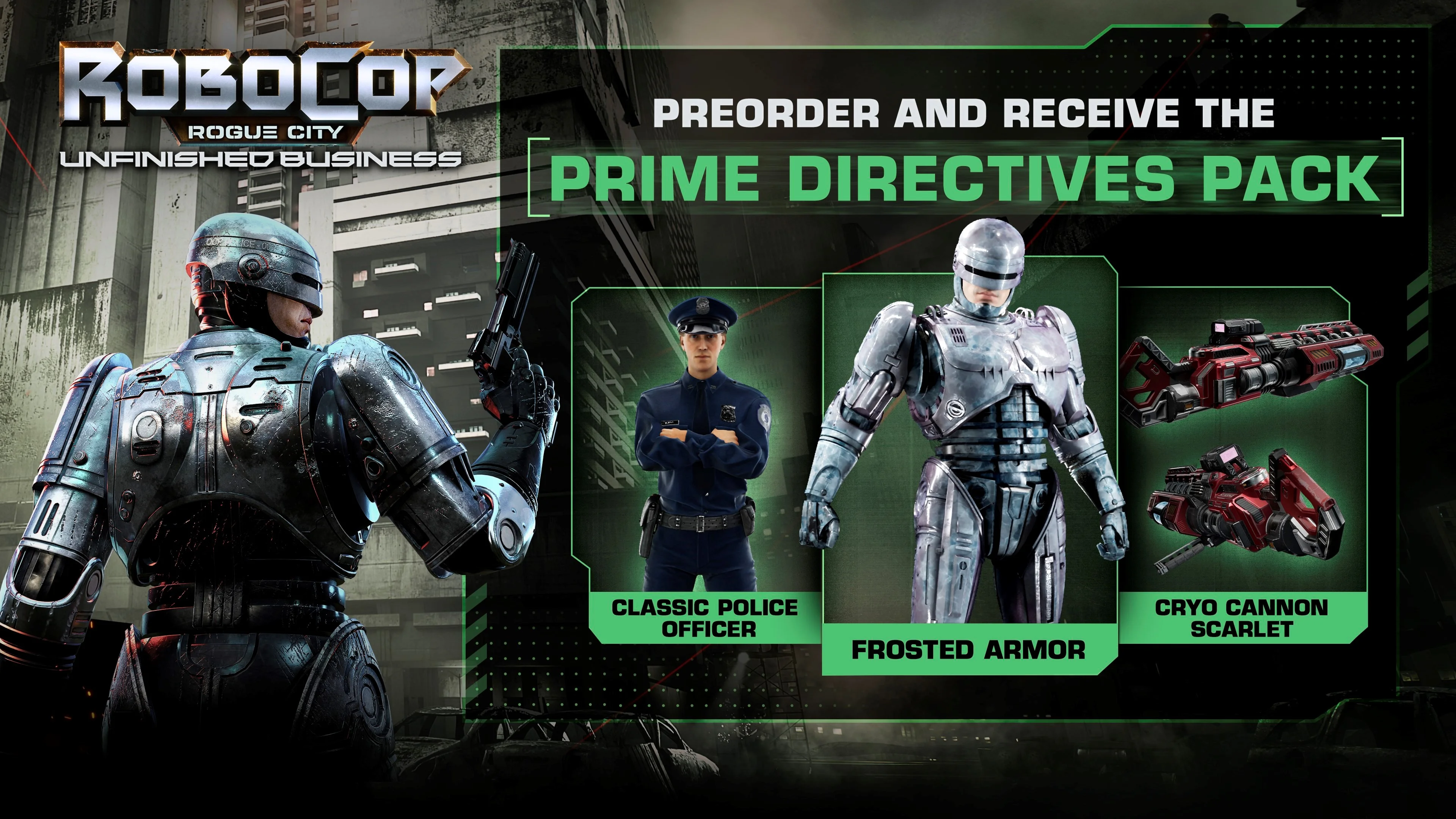 🟢🔥ROBOCOP: ROGUE CITY UNFINISHED BUSINESS X|S KEY