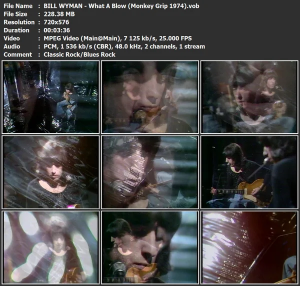 BILL WYMAN - What A Blow