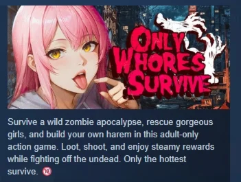 Only Whores Survive  АВТОДОСТАВКА STEAM РОССИЯ