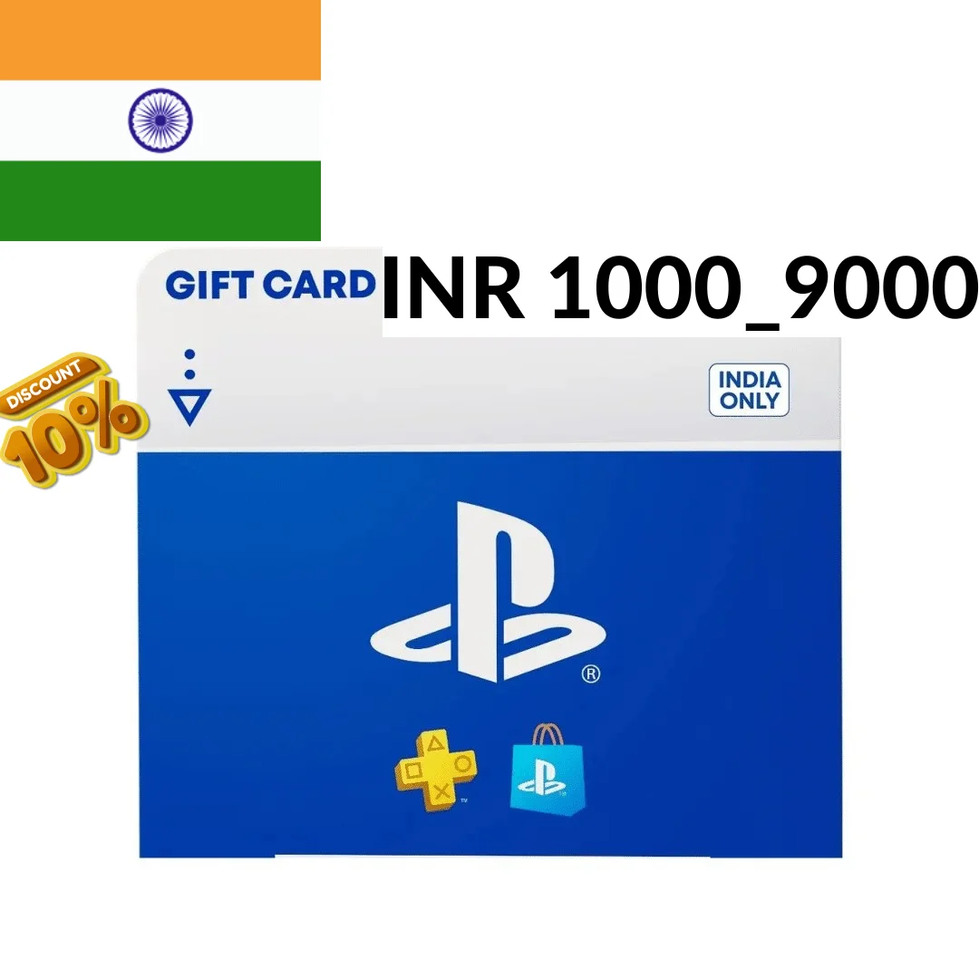 🔻PlayStation⚡INR⚡Подарочная карта [1000-9000]🇮🇳🇮🇳