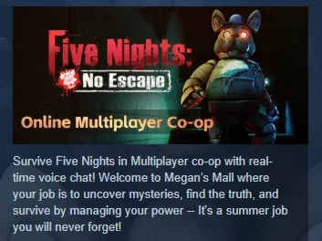 Five Nights: No Escape (VR Co-op) STEAM GIFT РОССИЯ
