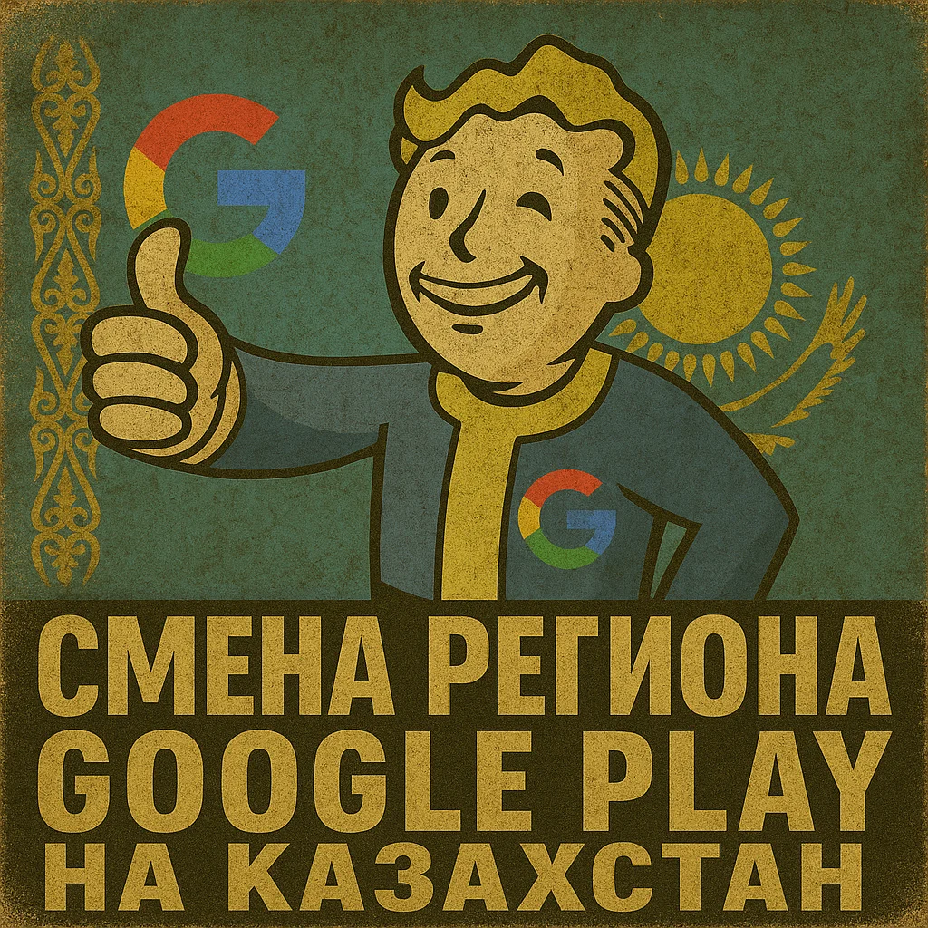 🌐Карта для смены региона Google Play на Казахстан🔥