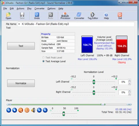 Sound Normalizer 7.99.9