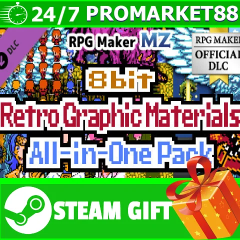 ⭐️ RPG Maker MZ - 8bit Retro Graphic Materials All-in-O