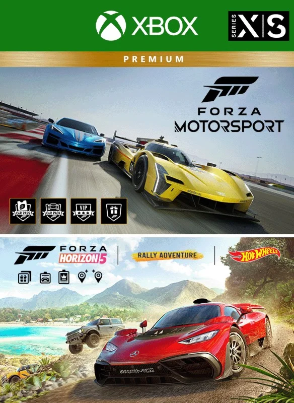 FORZA MOTORSPORT AND FORZA HORIZON 5 PREMIUM EDITIONS B
