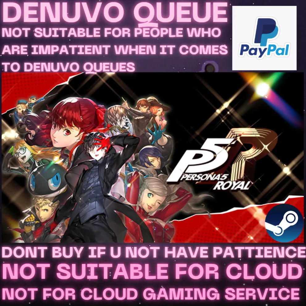 Persona 5 Royal Стим Оффлайн на 90 дней