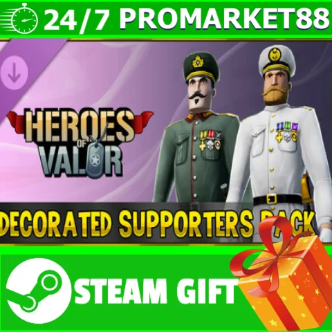 ⭐️ Heroes of Valor - Decorated Supporter Pack STEAM GIF