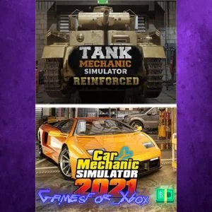 ️Car Mechanic Simulator 2021 & Tank Mechanic Simu XBOX
