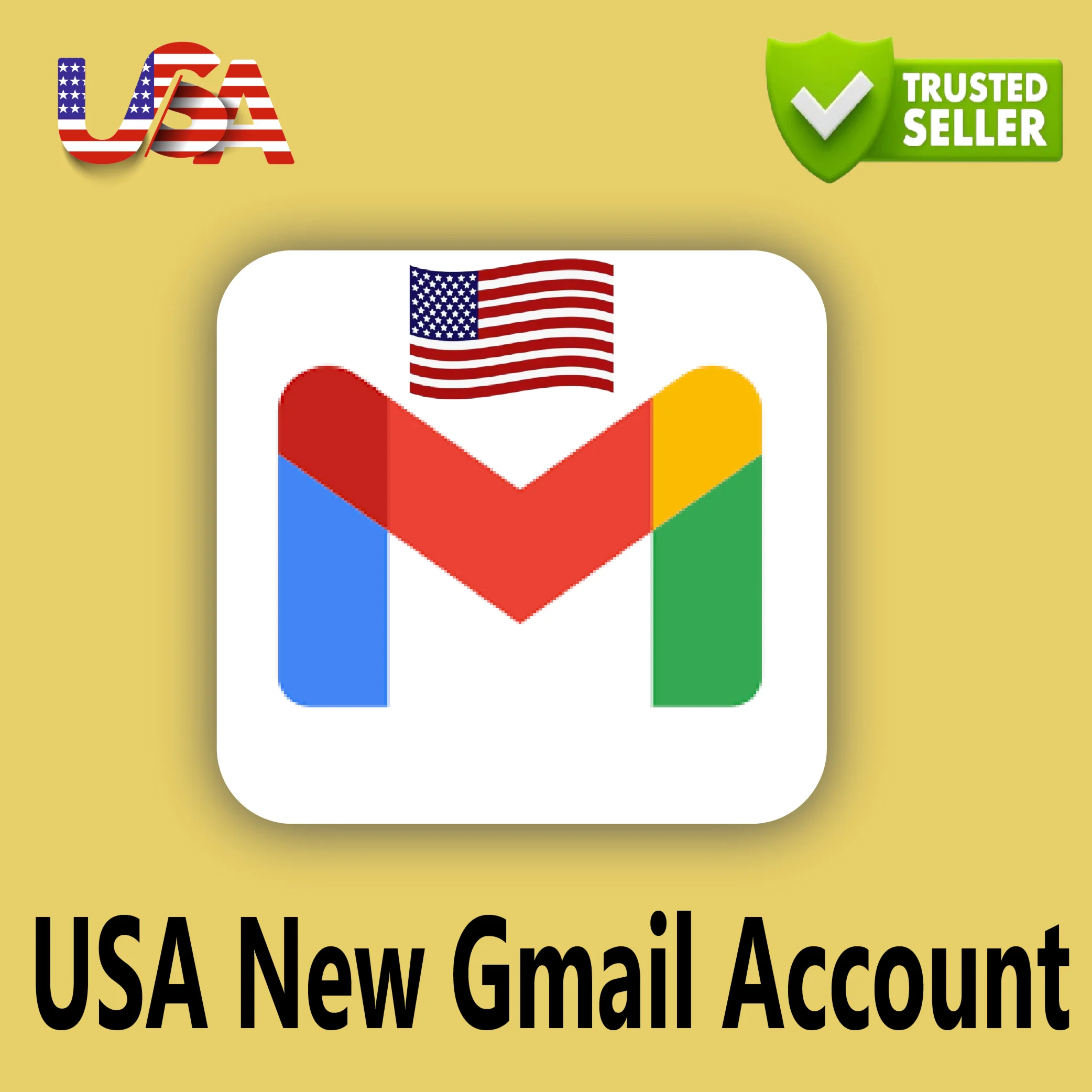 Учетная запись Gmail в США с возможностью восстановлени