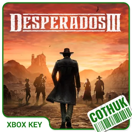 DESPERADOS III XBOX X|S ONE SERIES КЛЮЧ