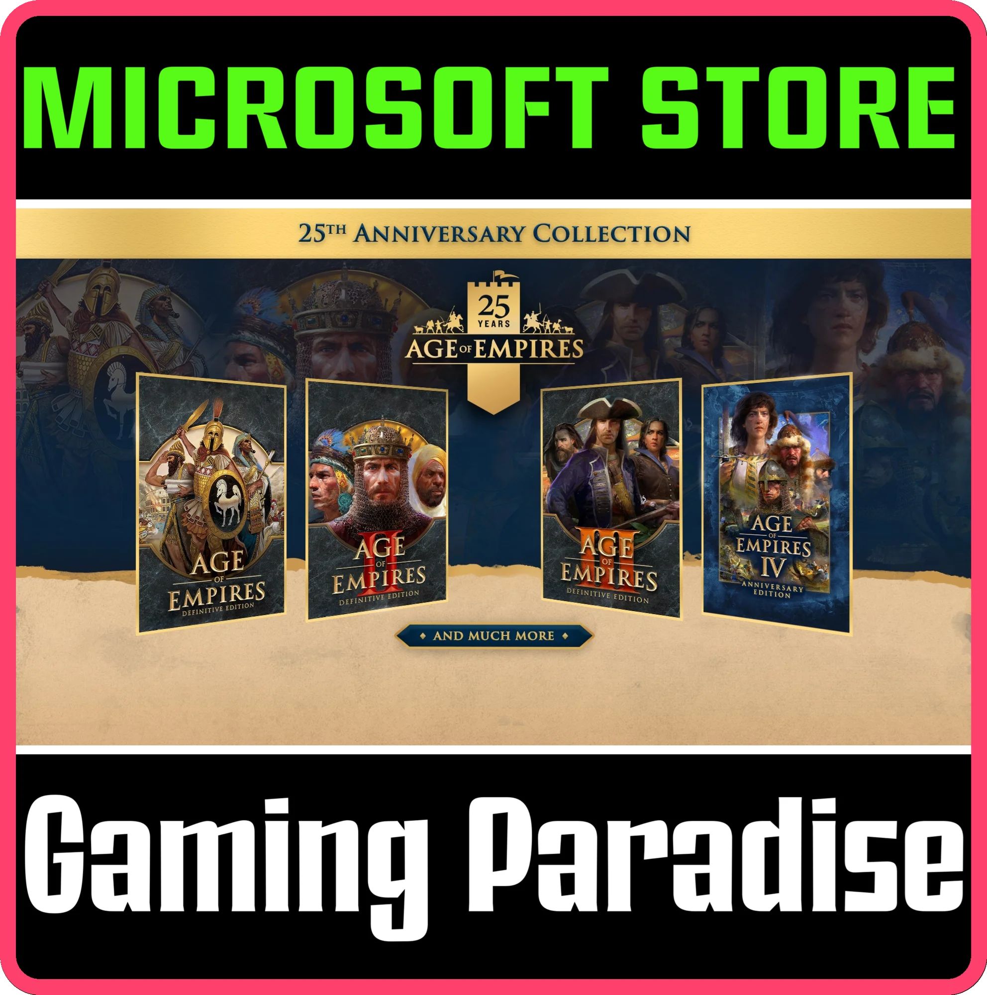КОЛЛЕКЦИЯ В ЧЕСТЬ 25-ЛЕТИЯ AGE OF EMPIRES PC (WIN) КЛЮЧ