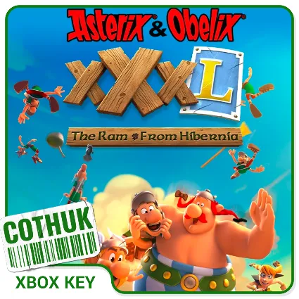 ASTERIX  OBELIX XXXL THE RAM FROM HIBERNIA XBOX КЛЮЧ