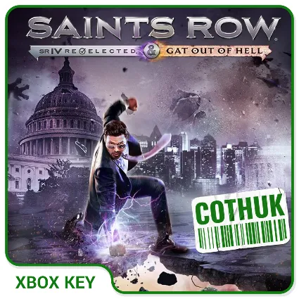 SAINTS ROW IV: RE-ELECTED  GAT OUT OF HELL XBOX КЛЮЧ