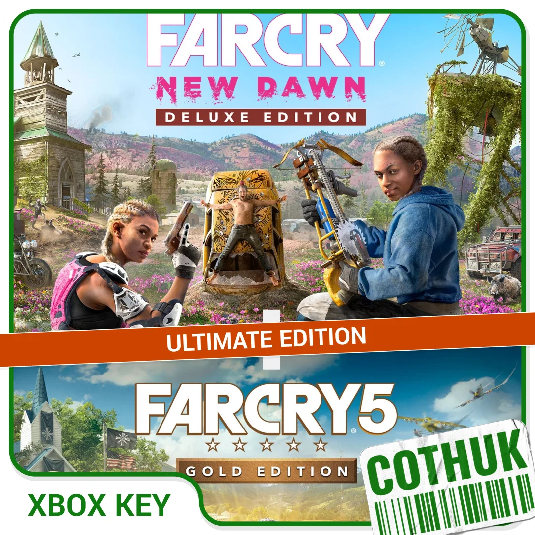 ✅FAR CRY 5 GOLD EDITION+FAR CRY NEW DAWN DELUXE XBOX 🔑