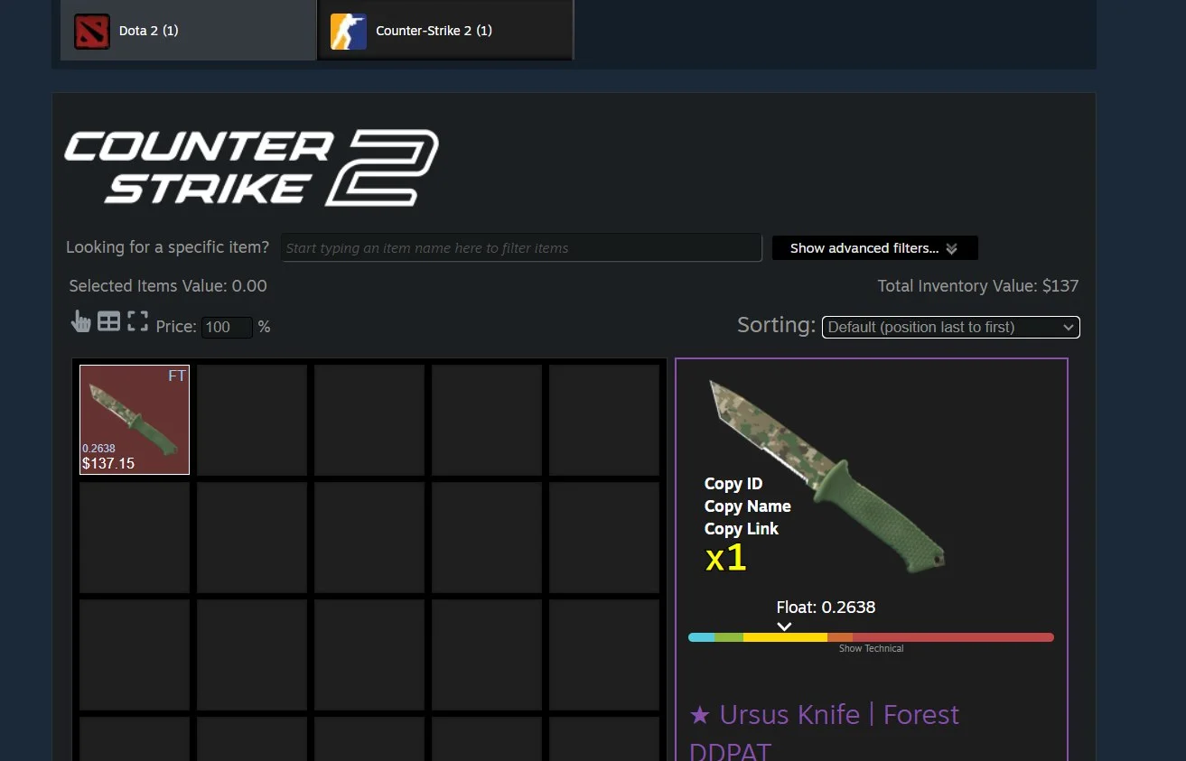✅CS2 + СКИНЫ⭐ НОЖ С ИНВЕНТАРЕМ ОТ 130$⭐ПОД FACEIT
