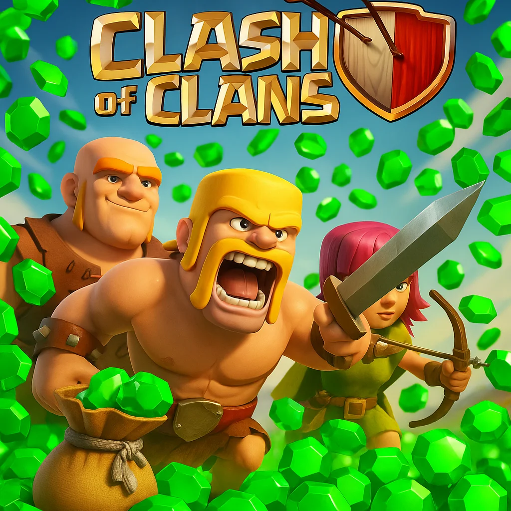 CLASH OF CLANS 💎 14000 ГЕМОВ | КРИСТАЛЛОВ | GLOBAL
