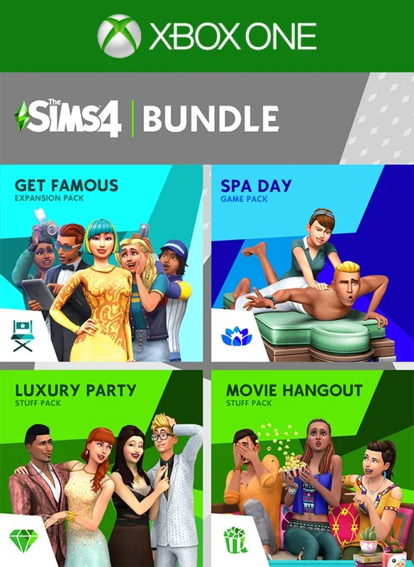 THE SIMS™ 4 LIVE LAVISHLY BUNDLE - GET FAMOUS, SPA DAY,