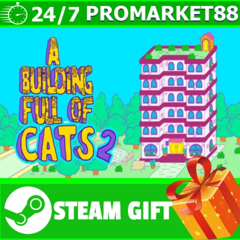 ⭐️ВСЕ СТРАНЫ+РОССИЯ⭐️ A Building Full of Cats 2 STEAM