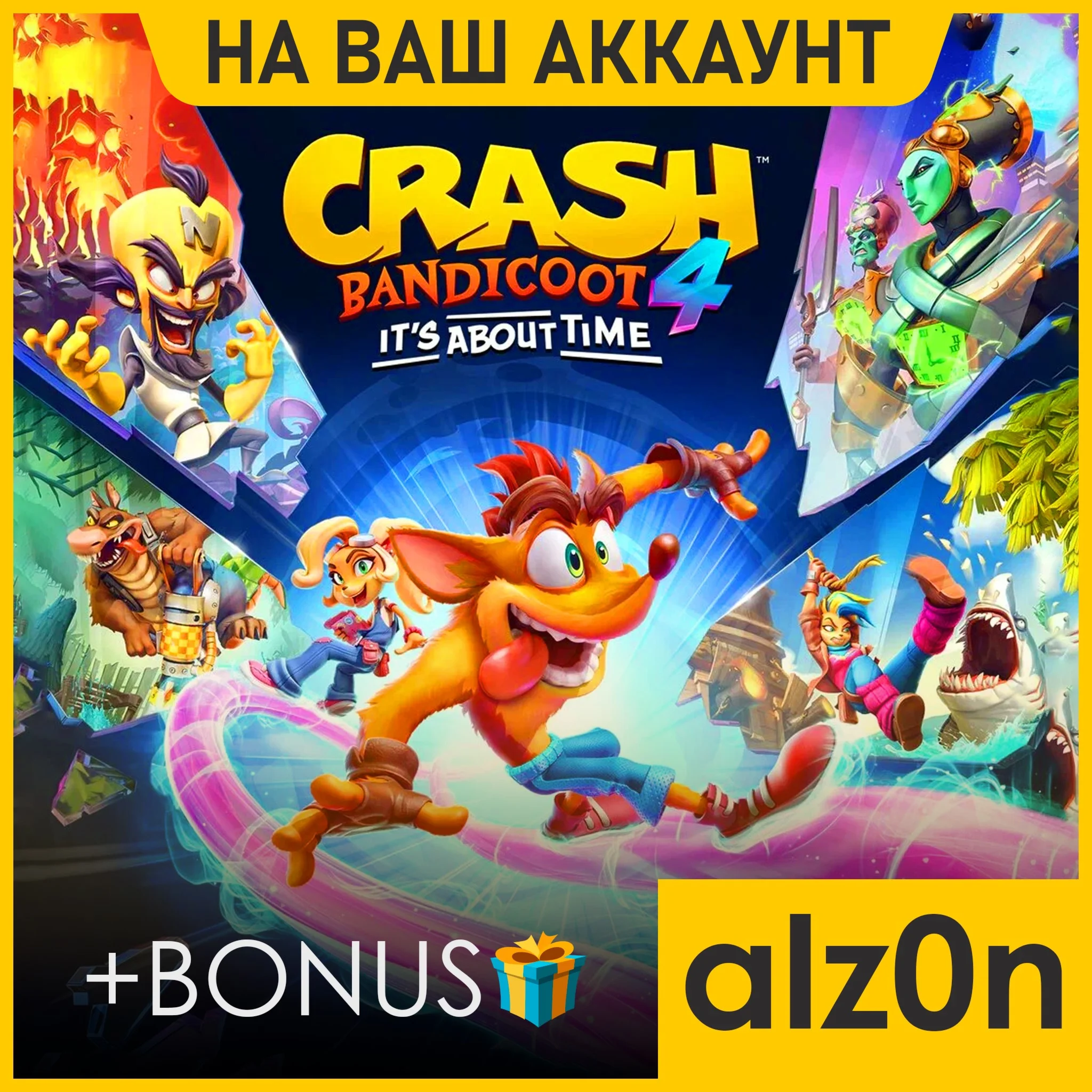 🟥Crash Bandicoot 4: It’s About Time + 450 игр・ПК・