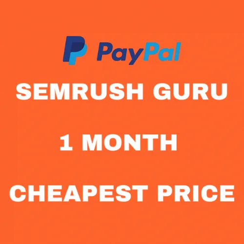🔶Semrush Guru  1-2-3 месяца Автодоставка PayPal ✅