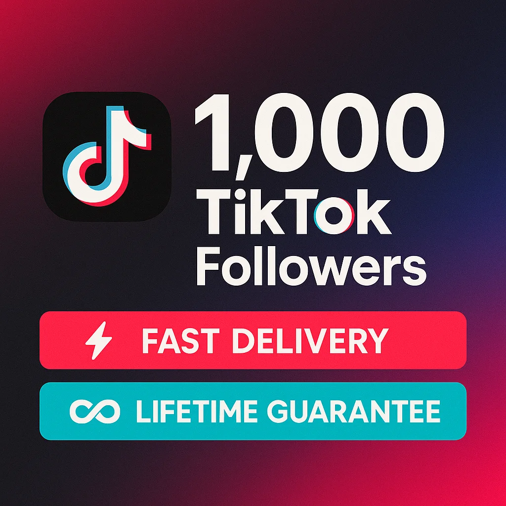 1 000 подписчиков TikTok – Мгновенный старт, пожизненно