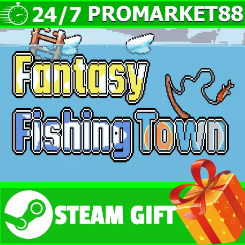 ⭐️ВСЕ СТРАНЫ+РОССИЯ⭐️ Fantasy Fishing Town STEAM GIFT