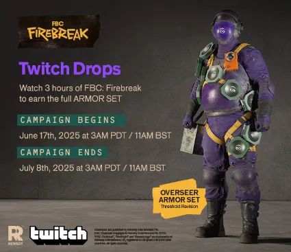FBC: Firebreak Overseer Armor Set Twitch Drop