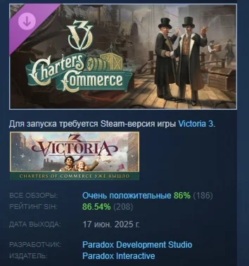 Victoria 3: Charters of Commerce DLC STEAM РОССИЯ