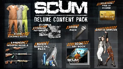 SCUM Deluxe Content Pack 3 DLC STEAM РОССИЯ